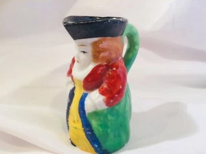Occupied Japan Miniature Pitcher, Victorian Lady, 2" Tall, Vintage - Picture 1 of 7