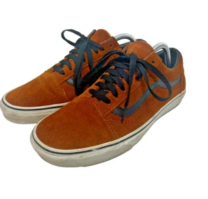 Vans Off The Wall Low Top Sneaker Shoe Size 9.5 Brown 500714 Suede Leather - Picture 1 of 9