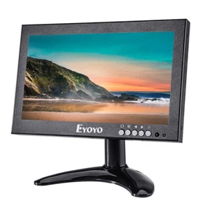 Eyoyo 8Inch 1280x720 Monitors16:9 IPS Metal Housing Screen HDMI/VGA/AV/BNC Input - Picture 1 of 13
