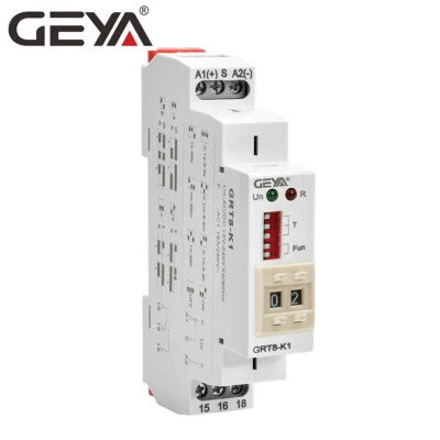 GEYA On Off Delay Timer Relay Digital Setting AC/DC12V-240V Power On Off Delay K - Image 1 of 4