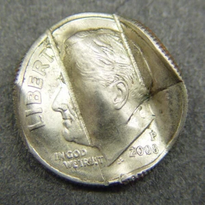 2008 - 10 Cent Waffled Rare Date- Lot T152 - Picture 1 of 2