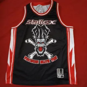 Camiseta deportiva de baloncesto Static X Wisconsin Death Trip talla mediana RARA Metal Wayne - Imagen 1 de 6