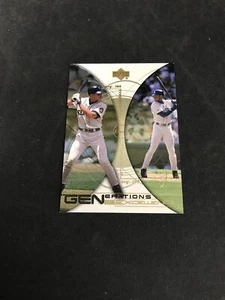2000 Upper Deck Ken Griffey Jr. Alex Rodriguez Generations of Excellence - Picture 1 of 2