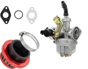 AIR FILTER + PZ19 19mm Carburetor w/ Cable Choke Lever PIT Dirt Bike ATV CA03+ - Bild 1 von 6