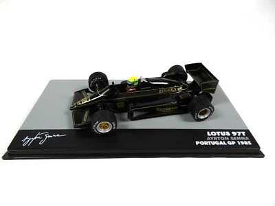 Formule 1 Lotus 97T Ayrton Senna Vainqueur GP Portugal 1985 1/43 Voiture F1 709 - Immagine 1 di 4