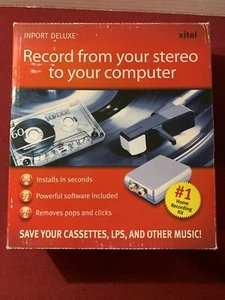 Xitel | Inport Deluxe | Stereo To PC Recording Kit | Complete Set - Picture 1 of 9