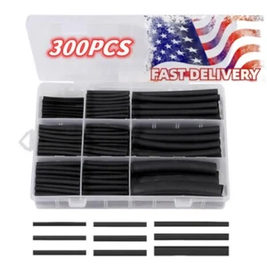 300pcs Waterproof Dual Wall Adhesive Heat Shrink Wire Heat shrink Tubing Kit 3:1 - Picture 1 of 6