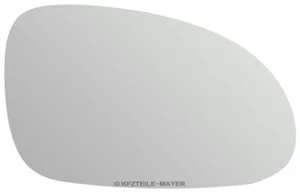 Verre Miroir Volkswagen Golf Seat Skoda Chauffé Chrome Convexe Droite - Picture 1 of 4