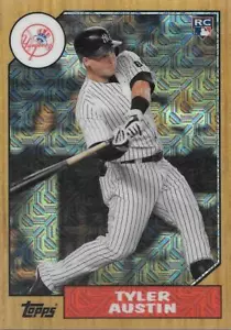 Topps Tyler Austin RC 1987 2017 Topps paquete plateado cromado - Yankees de Nueva York - - Imagen 1 de 1
