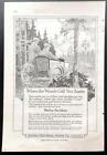 1919 Harley Davidson W/sidecar *when The Woods Call You Again* Full Page Ad