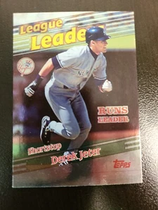 1998 Topps Derek Jeter RUNS LEADER FOIL card #230 - Picture 1 of 2