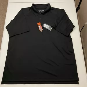 5.11 Tactical Men's Performance Short Sleeve Polo, 71049 - Black, Large - Picture 1 of 2