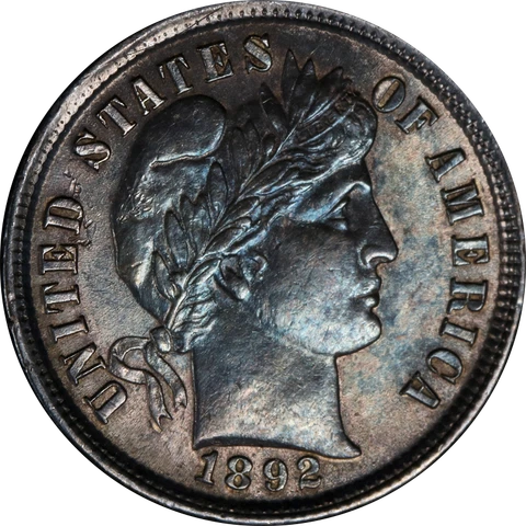 1892-P Barber Dime Great Deals From The Executive Coin Company Cover