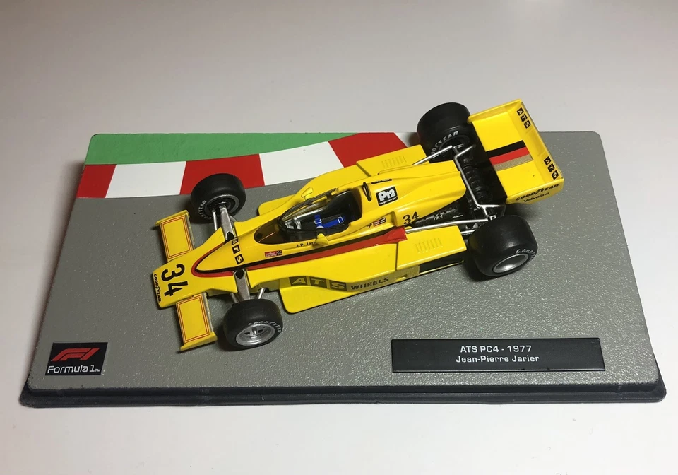 F1 Auto Collection 1:43 Ats Pc4 1977 Jean Pierre Jarier No Spark Minichamps - Immagine 1 di 1