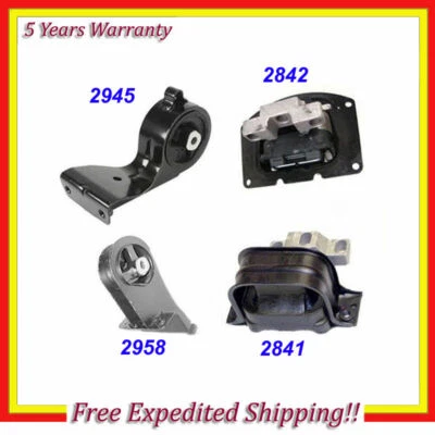 1998-2000 For Dodge Stratus 2.5L Engine Motor & Trans. Mount Set 4PCS M535 - Image 1 of 4