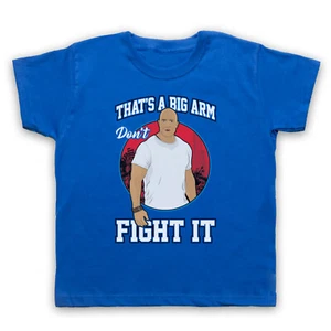 RAMPAGE DWAYNE THAT'S A BIG ARM JOHNSON ROCK FILM GAME KIDS CHILDS T-SHIRT - Picture 1 of 11