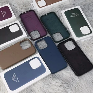 Funda de cuero para teléfono con MagSafe para iPhone 16 e Pro 16ProMax - Imagen 1 de 15