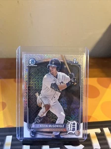 2025 Bowman - 1st Chrome Prospects Kevin McGonigle Mojo Refractor #BCP-79 - Picture 1 of 2