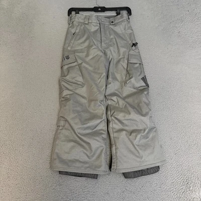Burton Ski Snow Pants Boys Youth Size 7/8 Gray - Image 1 of 4