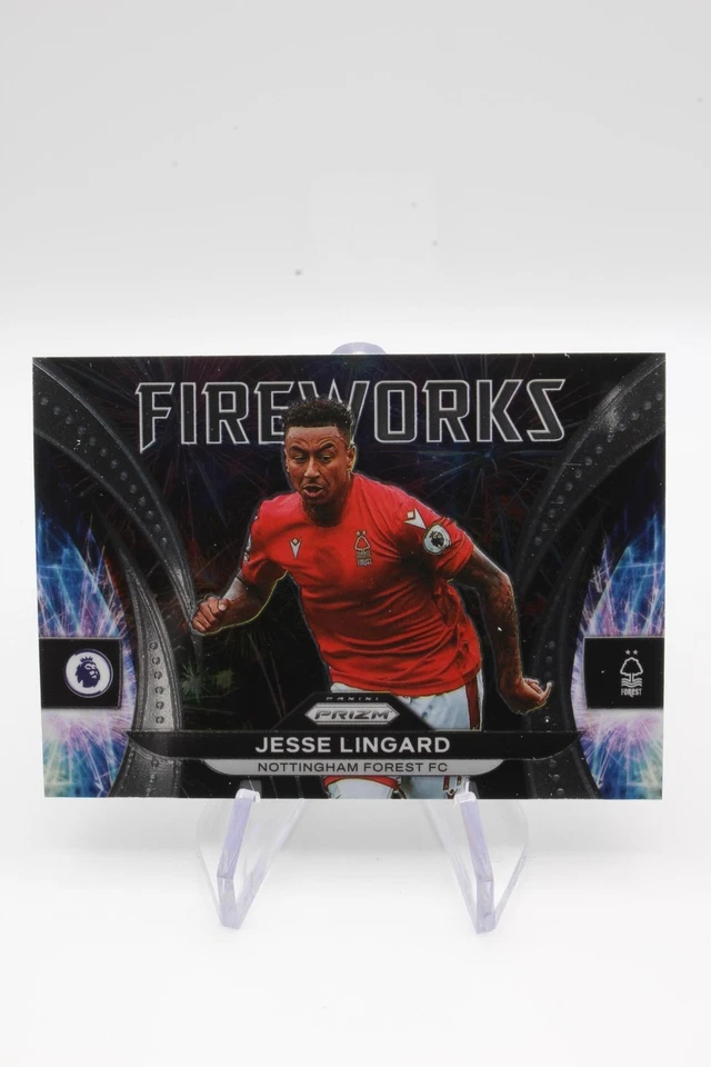 Jesse Lingard 30 - 2022/23 Panini Prizm Premier League - Fireworks - Image 1 of 2