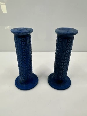 Vintage 1980’s BMX Products Mongoose Maurice BMX Racing Grips Blue USA HTF - Image 1 of 4