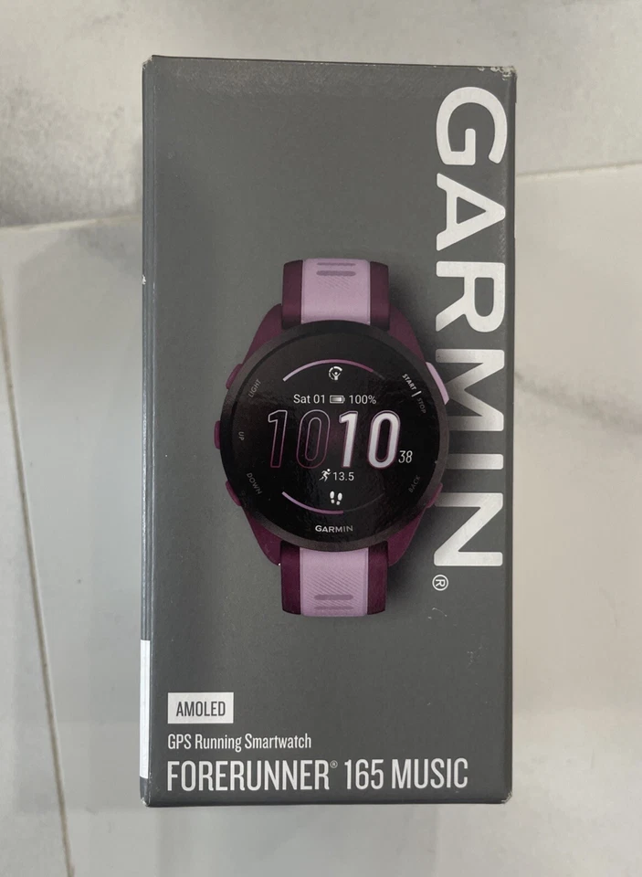 Новые музыкальные умные часы Garmin Forerunner 165 010-02863-33 розовые - Изображение 1 из 1