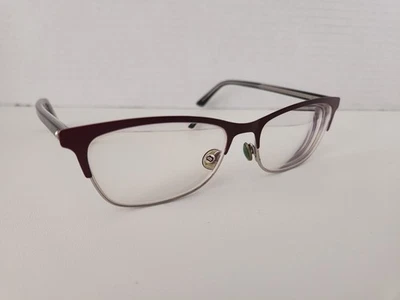 Christian Dior Eyeglasses Frames Montaigne n32 SF2 Black Burgundy Red Silver - Image 1 of 4