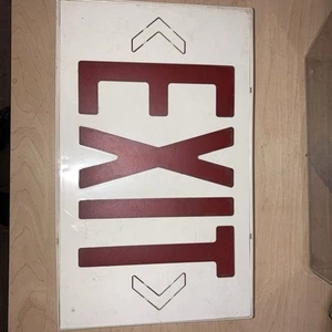 Vintage Exit Sign Lighted - Picture 1 of 1