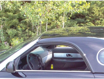 2 piezas. Juego de molduras de alféizar de ventana FX de lujo para Ford Thunderbird 2002-2006 Foto 1 de 4
