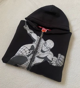 RARE 2008 New Era Spiderman Marvel Graphic Collab Men's Full Zip Hoodie - Medium - Picture 1 of 20