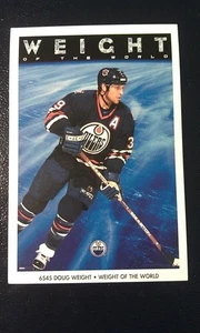 Doug Weight Weight of the World Edmonton Oilers #6545 NHL MINI 4 by 6 POSTER - Picture 1 of 1