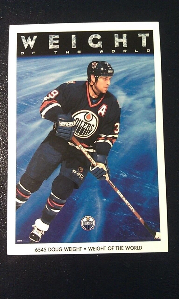 Doug Weight Weight of the World Edmonton Oilers #6545 NHL MINI 4 by 6 POSTER - Image 1 of 1
