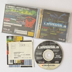 Sega Saturn Assault Suit Leynos 2 with Obi Postcard Mecha NTSC-J Japan