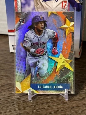 2025 Topps Series 2 Stars of MLB Luisangel Acuna New York Mets RC #SMLB-47 - Image 1 of 2