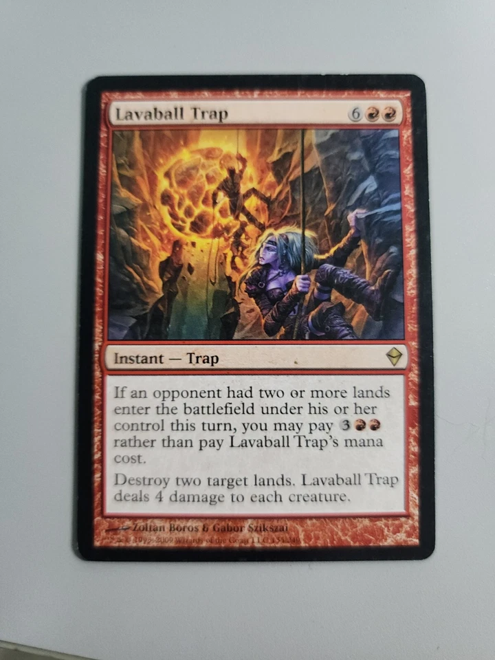 MTG Lavaball Trap Zendikar 135/249 Regular Rare - Image 1 of 1