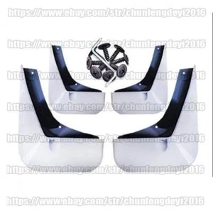 ABS Pearl White Splashproof Fender Accessories 4pcs for Honda Accord 2018-2022 - Picture 1 of 6