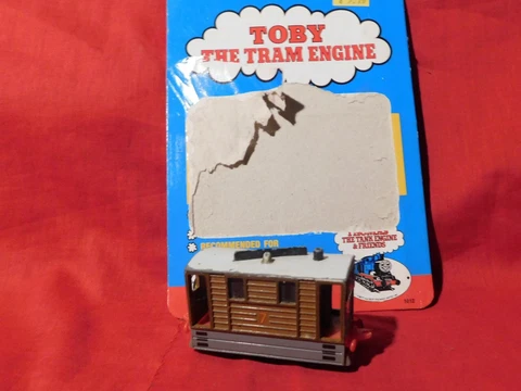 TOBY THE TRAM ENGINE 1984 & CARD-ERTL Thomas & Friends Shining Time Station Cover