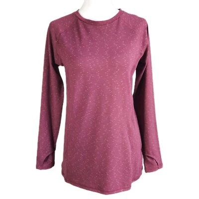 Camiseta deportiva sostenible Earth Yoga para mujer mediana elástica atletismo entrenamiento Foto 1 de 4