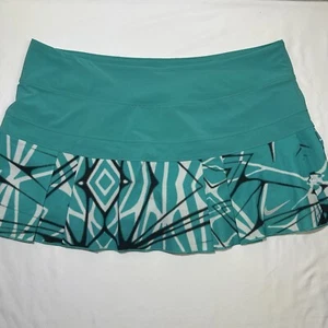 Nike Printed Pleated Woven Dri-FIT Slim Fit Tennis SKORT - SKIRT Size Large - Picture 1 of 6