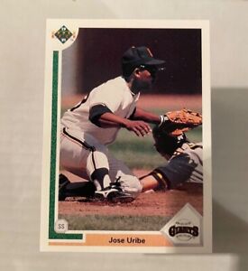 1991 Upper Deck #207 Jose Uribe [Error Card] - San Francisco Giants