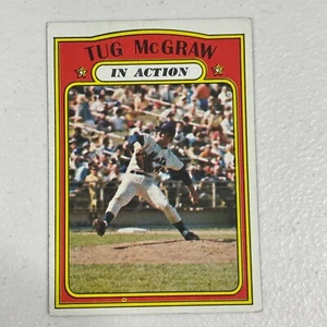 1972 Topps TUG MCGRAW #164 In Action Card New York Mets - Picture 1 of 6