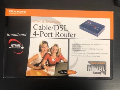 Linksys NR041 100 Mbps 4-Port 10/100 cable DSL Router.New With Box - Image 1 of 4