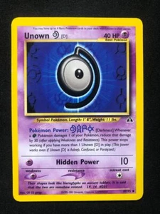 Pokemon 47/75 Unown D Neo Discovery Uncommon NM - Picture 1 of 2