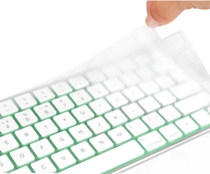 Housse de clavier en TPU transparent ultra mince pour iMac 24 pouces clavier magique 2021 - Photo 1/9