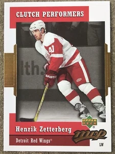 2006-07 MVP Clutch Performers Henrik Zetterberg #CP16 Detroit Red Wings - Picture 1 of 2