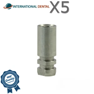 5 Fixture Analog Ø4.5mm Fit Bi0Horizons SS Dental Dentist Laboratory Replica - Picture 1 of 3