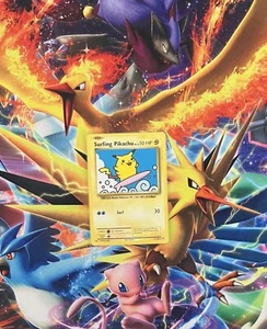 Surfing Pikachu 111/108 Secret Rare Evolutions Pokemon TCG NM-M - Picture 1 of 1