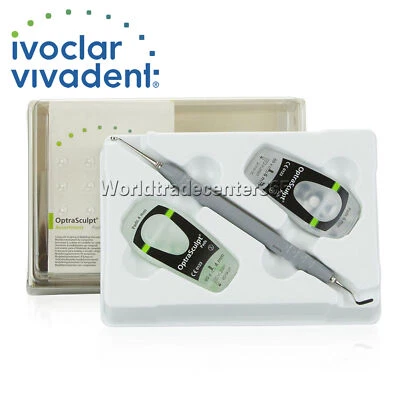 IVOCLAR VIVADENT 1set Dental Composite Resin Fill Handle Spatula Foam Veneer OptraSculpt Pads Kit