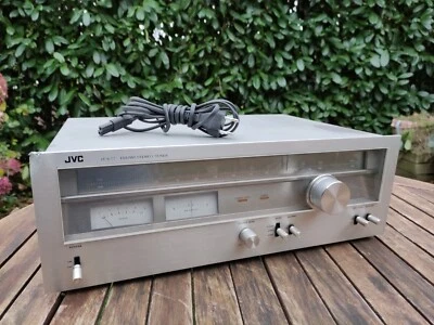 JVC JT-V77 FM/AM Stereo Tuner von 1978 --funktionsfähig-- Gehäuse mit Mängel - Bild 1 von 4