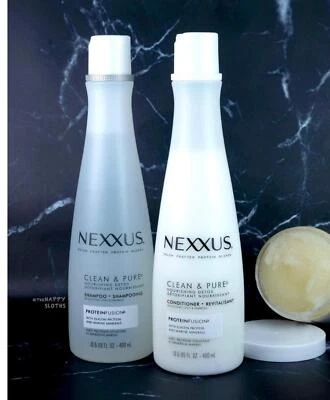 Champú y acondicionador Nexxus "Clean and Pure" 400 ml cada uno Foto 1 de 4
